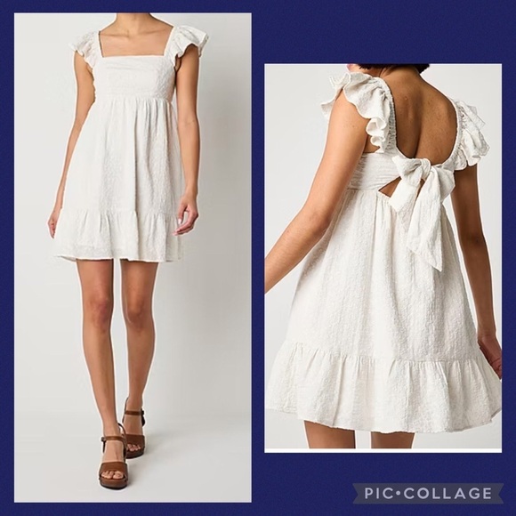 Arizona Jean Company Dresses & Skirts - Arizona Babydoll Dress Juniors Size Large New